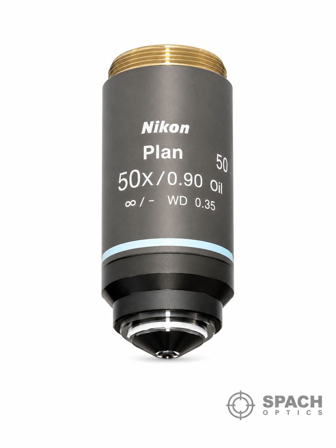 Nikon CFI Plan Achromat 50x oil immersion microscope objective