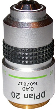 Olympus D Plan 20x Microscope Objective 160mm Tube Length – Spach Olympus D Plan 20x Microscope Objective 160mm Tube Length – Spach