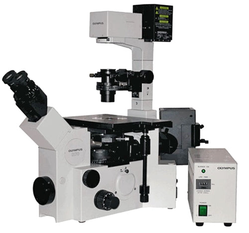 Olympus IX70 Inverted Fluorescence Phase Contrast Microscope FITC