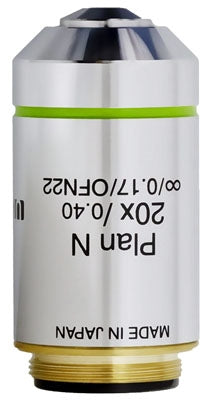 Olympus Plan N 20X Objective | NA 0.40 | BX IX CX Microscopes