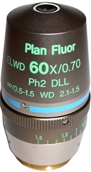 Nikon CFI Plan Flour ELWD 60X Phase Contrast Objective