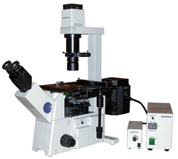 olympus ix51 inverted fluorescence microscope