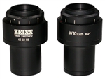 zeiss w 10x/25 stereo microscope eyepieces