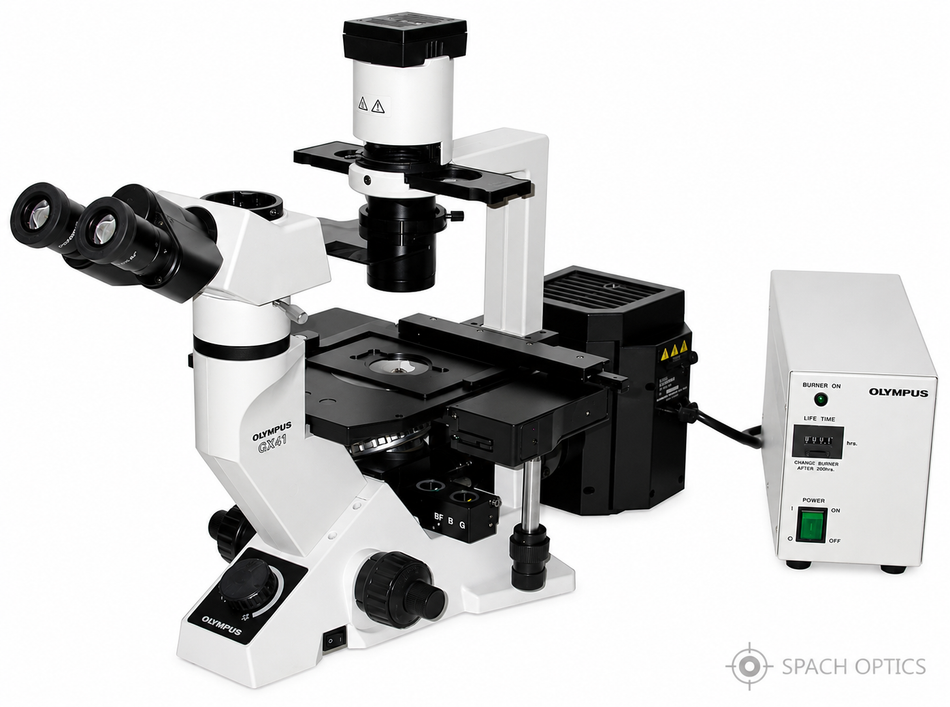 Olympus CKX41 Inverted Fluorescence & Phase Contrast Microscope