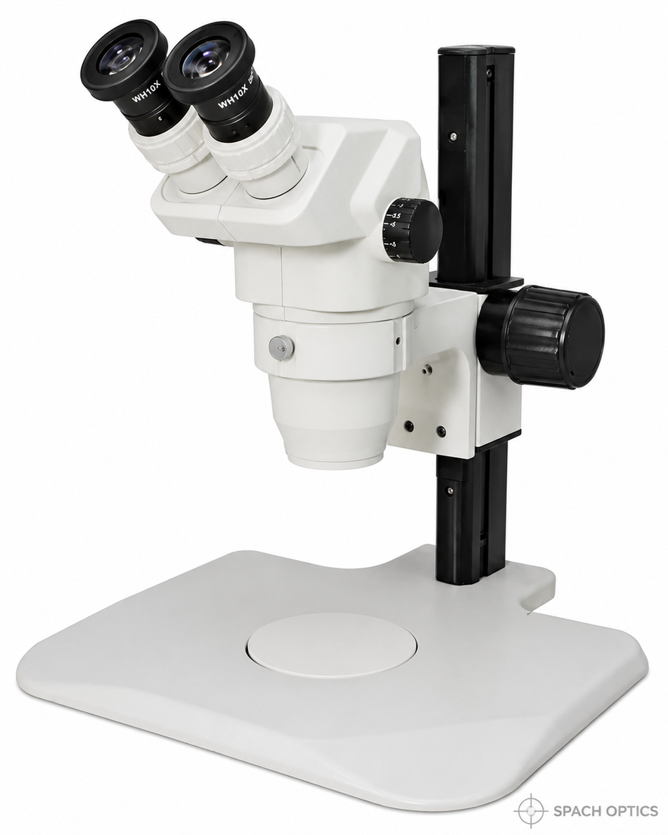 EcoView SZ50 Stereo Microscope 6.7x - 45x on Table Stand