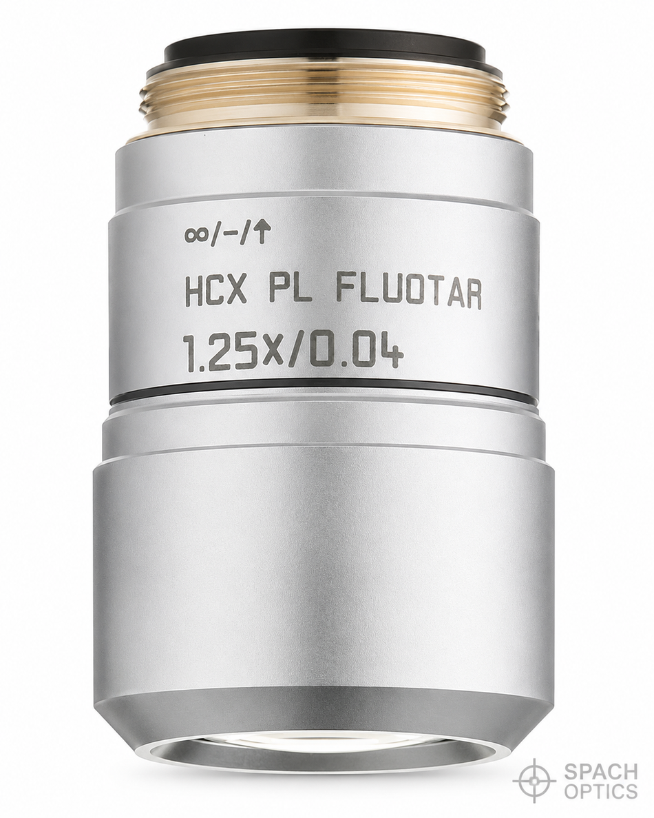 Leica HCX PL Fluotar 1.25x Microscope Objective