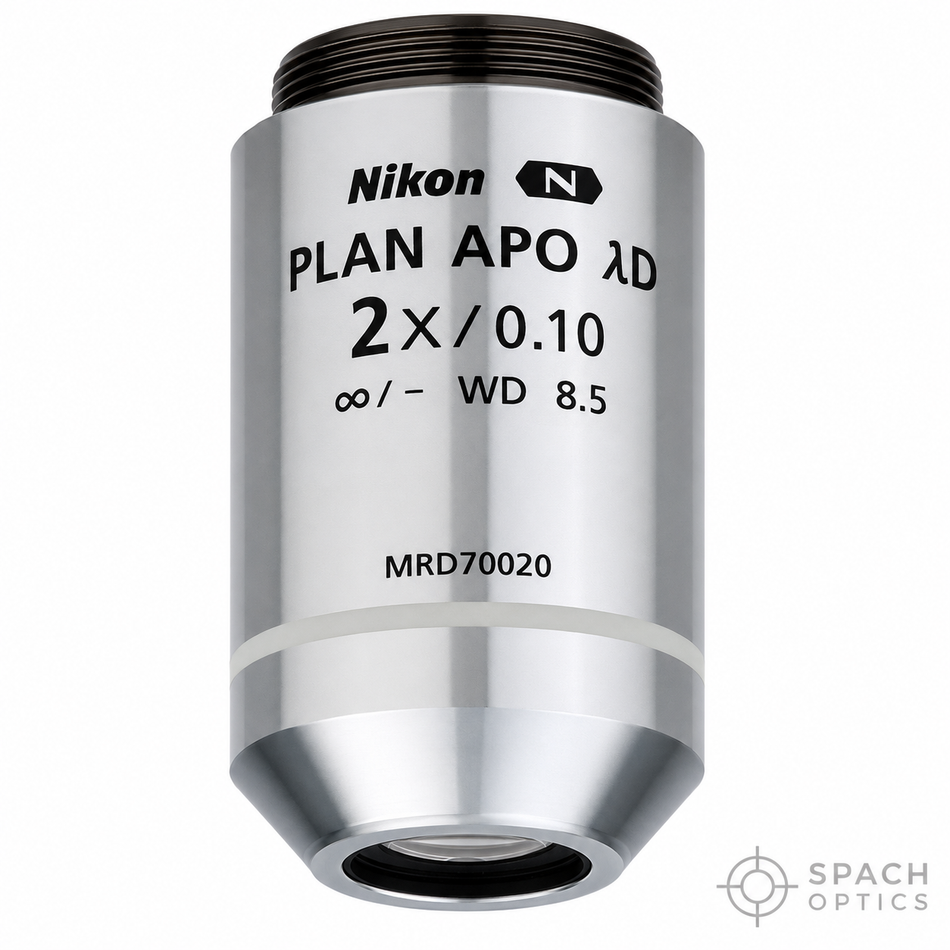 Nikon CFI Plan Apo Lambda D 2X Microscope Objective