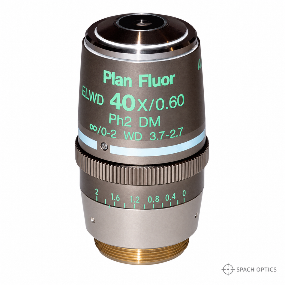 Nikon Plan Fluor 40X ELWD Phase Contrast Objective