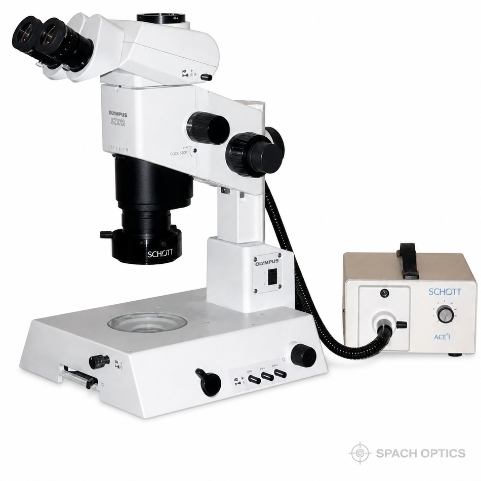 Olympus SZX12 Stereo Microscope on Transmitted Light Base