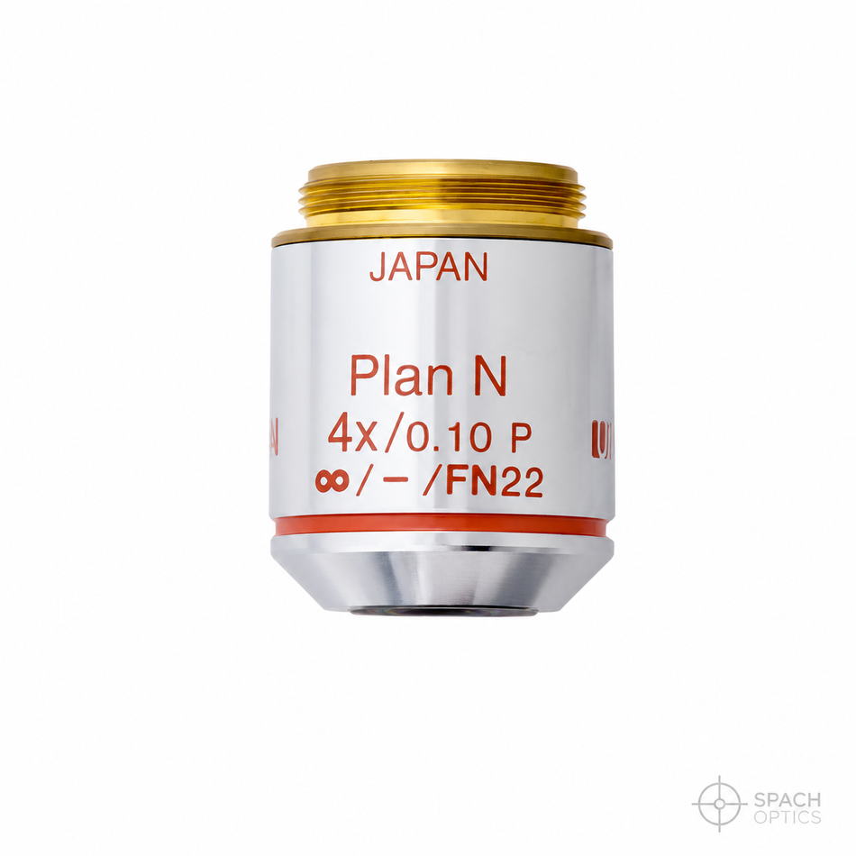 Olympus Plan N 4x Polarized Objective | Strain-Free Len