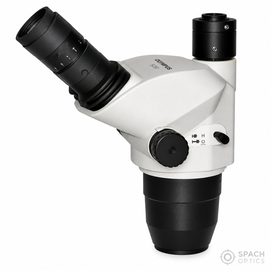Olympus SZ61TR Trinocular Stereo Microscope Body and 10x Eyepieces