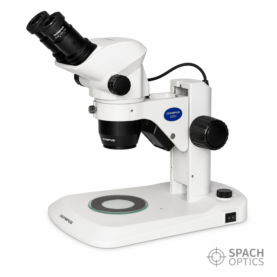 Olympus SZ51 Stereo Microscope on SZ2-ILST Slim LED Transmitted & Reflected Light Stand
