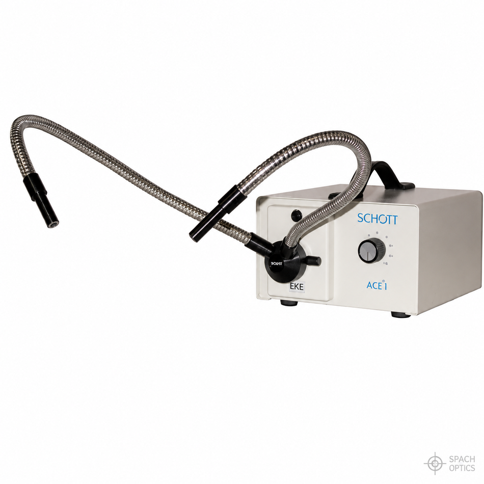 SCHOTT Ace 1 Fiber Optic Illuminator with Dual Obedient Gooseneck