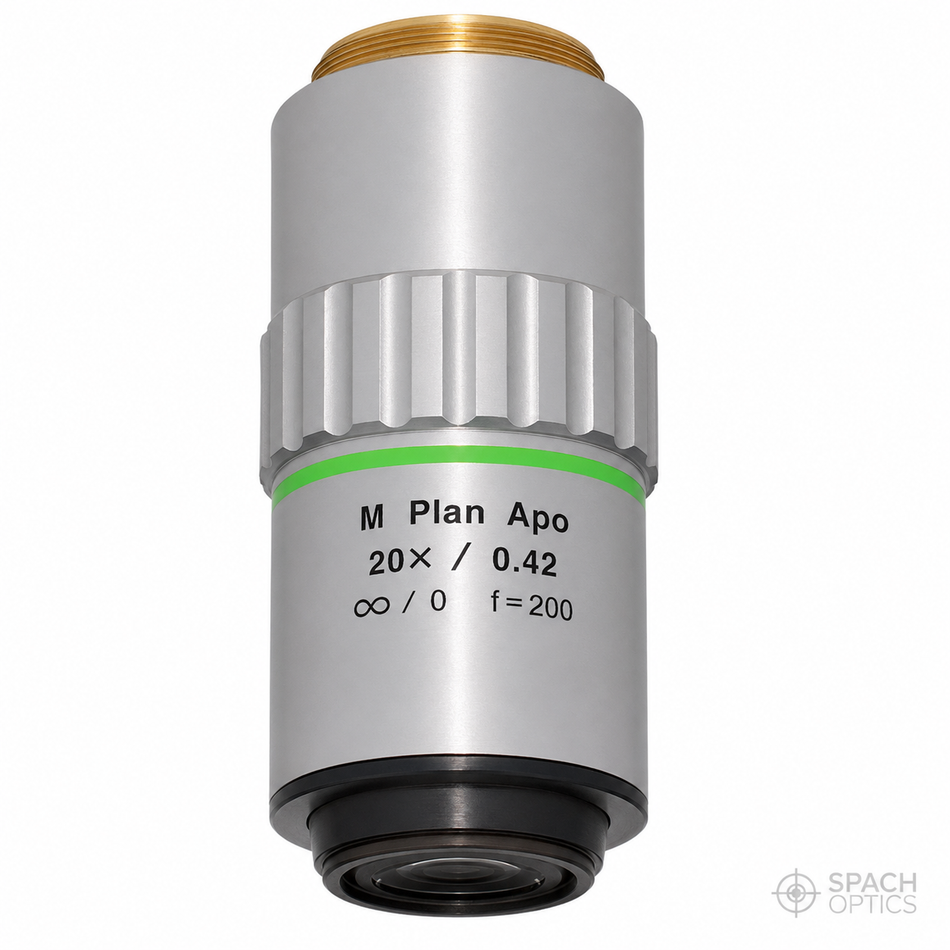 Mitutoyo M Plan Apo 20X Infinity-Corrected Long WD Objective