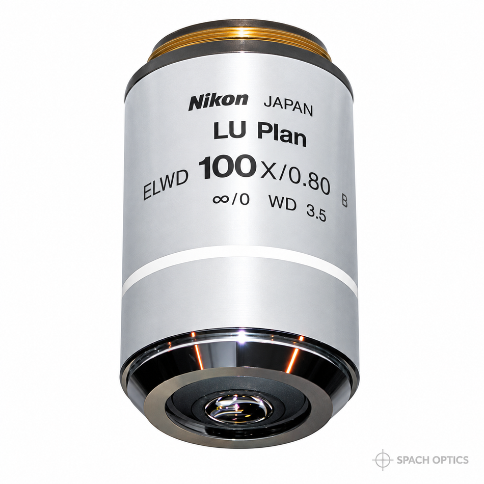 Nikon LU Plan ELWD 100x Brightfield Darkfield Objective