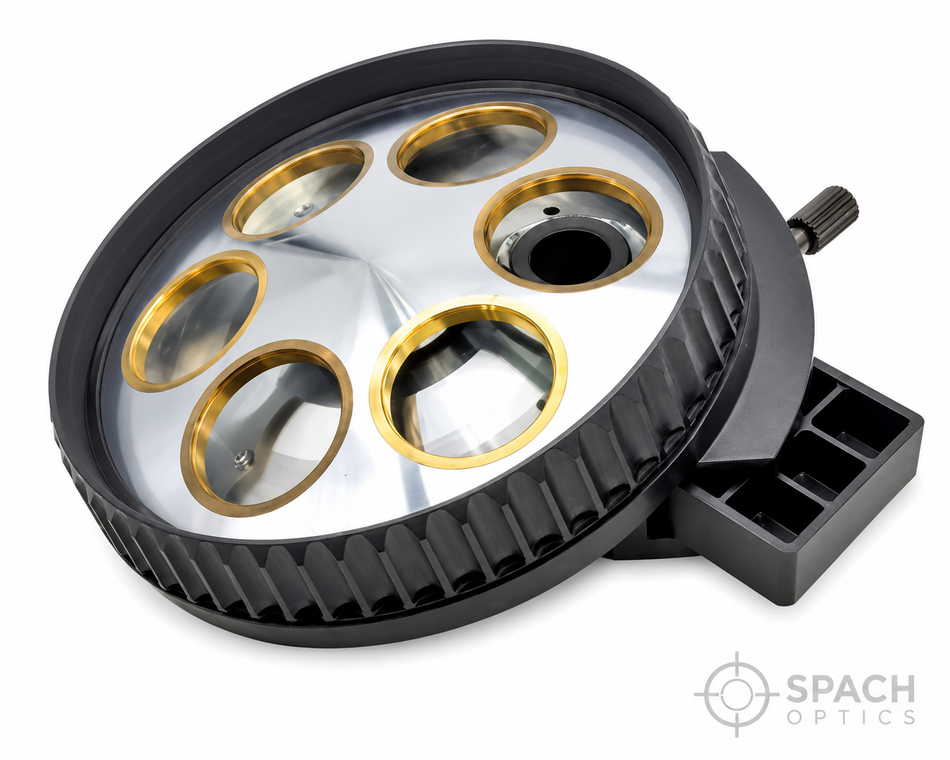 Olympus U-D6BDRE 6-Position Brightfield Darkfield Nosepiece with DIC Slot | BX, MX & GX Series