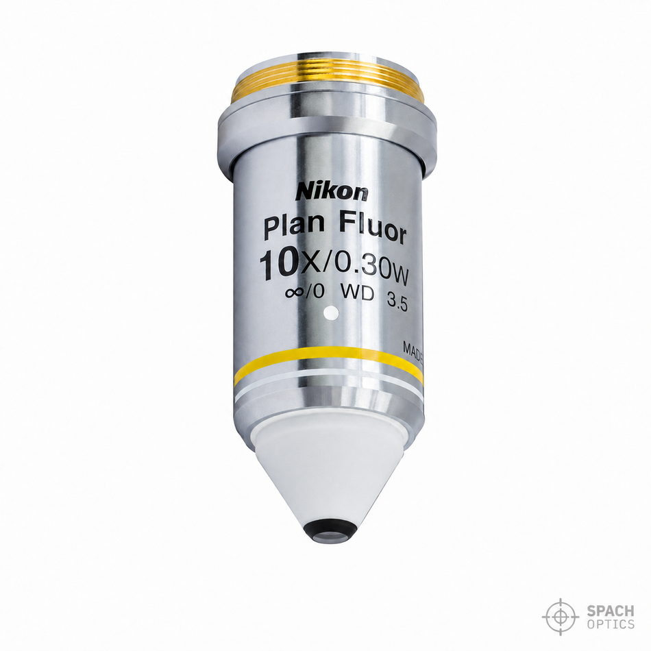 Nikon CFI Plan Fluor 10X Water Dipping Microscope Objective