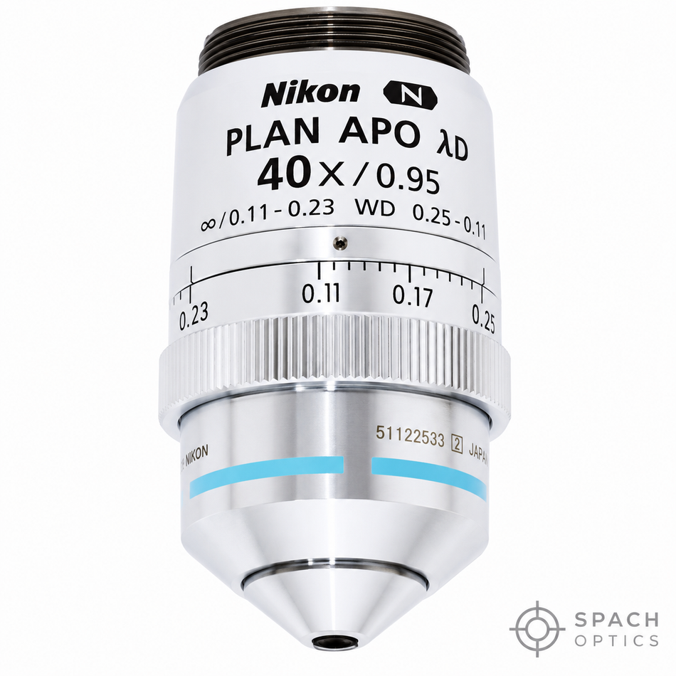Nikon CFI Plan Apo Lambda D 40x Objective (NA 0.95, Infinity)