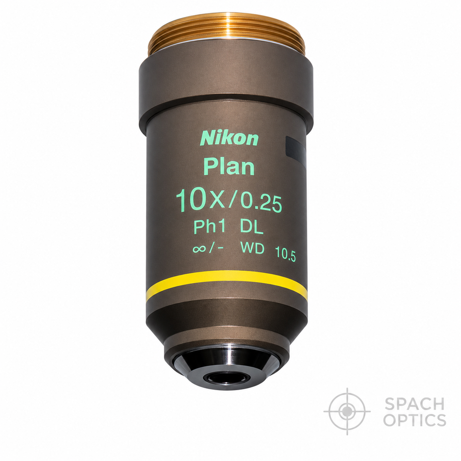 Nikon CFI Plan Achromat DL 10X Phase Contrast Objective