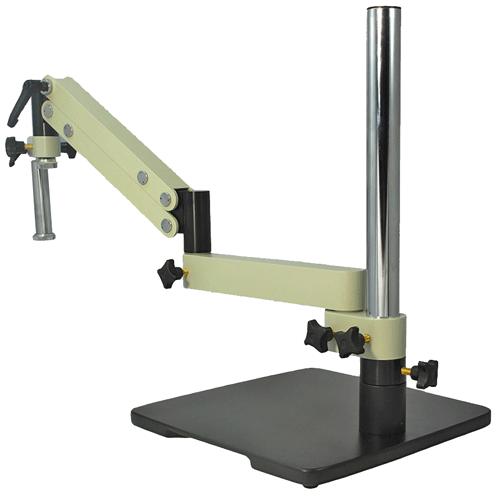EcoView Stereo Microscope Post Stand with Flexible Articulating Arm & Tiltable Arbor