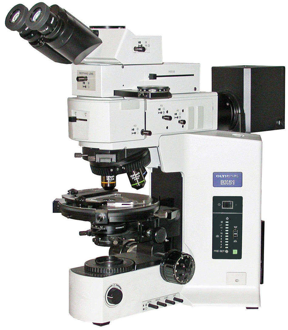 Olympus BX51-P Reflected and Transmitted Light Polarized Light Microscope