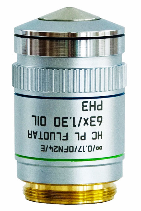 Leica Microscope Objective HC PL FLUOTAR 63x / 1.30 OIL PH3