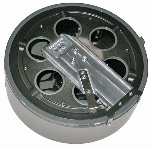 Olympus IX2-RFAC Fluorescence 6 Position Filter Turret