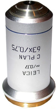 Leica C PLAN 63x Objective – Spach Optics, Inc.