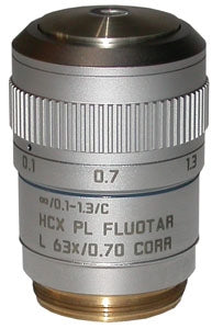 Leica HCX PL Fluotar  L 63x Objective