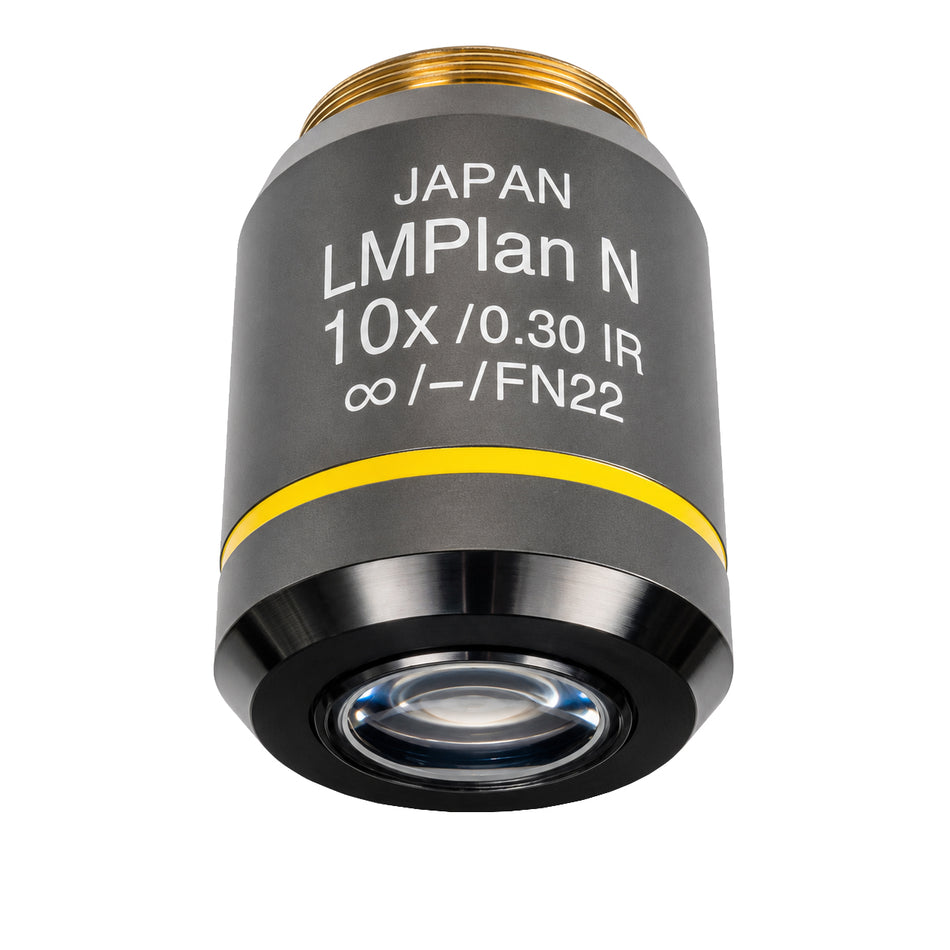 Olympus LMPlan N 10X IR Objective | 0.25 NA Long Working Distance, Infinity Corrected