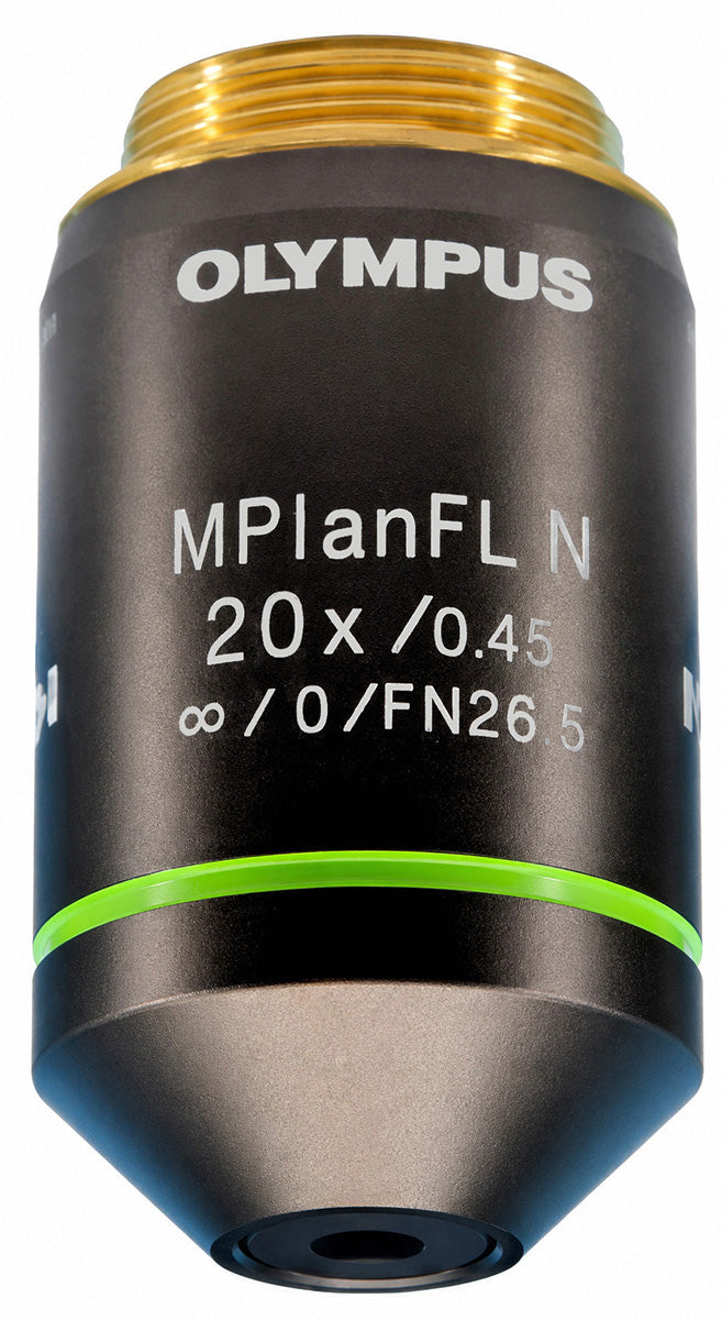 Olympus MPlanFL N 20X Epi Objective | 0.45 NA, Infinity Corrected