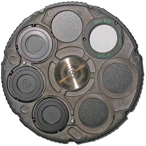 Nikon Microscope Universal Condenser C-CU with DIC Prism & Phase Rings