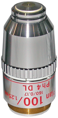 Eplan 100 Nikon E Plan 100x PH4 Phase Contrast Objective – Spach Optics, Inc.