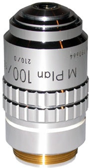NIKON M PLAN 100X ELWD EXTRA LONG WORKING DISTANCE OBJECTIVE FOR THE OPTIPHOT REFLECTED LIGHT 210 TL MICROSCOPES