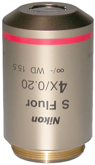Nikon Super Fluor 4X Objective MRF00041