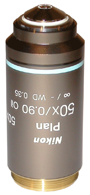 Nikon CFI Plan 50x Oil Immersion Objective