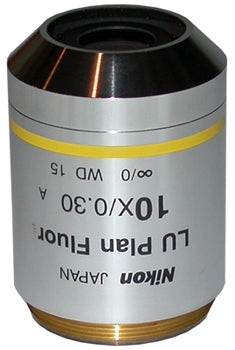 nikon lu plan fluor bd 10x objective lens