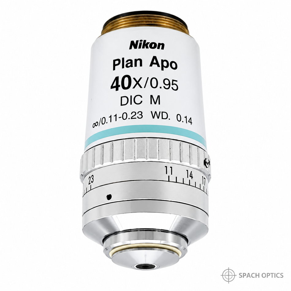 Nikon CFI Plan Apo 40x Objective (N.A. 0.95, Correction Collar)