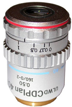 Olympus ULWD CD PLAN 40X Phase Contrast Objective with Correction Collar