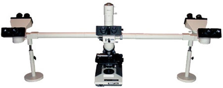 OLYMPUS 5 HEADED MICROSCOPE