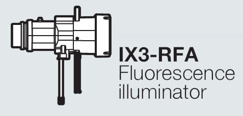 Olympus IX3-RFA Brightfield Darkfield Reflected Light Illuminator