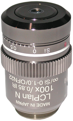Olympus LCPLN100XIR 100X Objective – Near-IR (700-1600 nm)