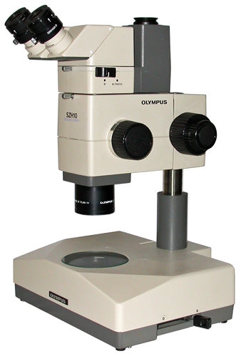 Olympus SZH10 Stereo Microscope on Brightfield Darkfield Stand
