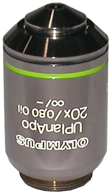 Olympus UPlanapo 20x Oil Objective