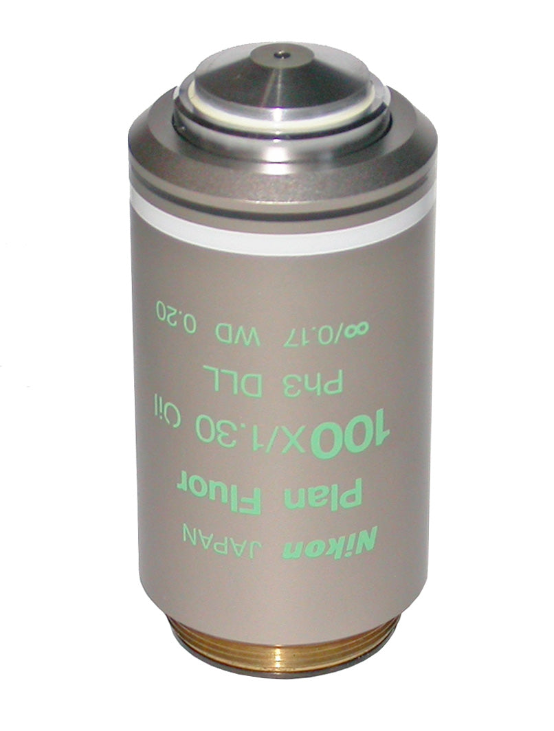 Nikon Plan Fluor DLL 100x PH3 Objective - Infinity Corrected