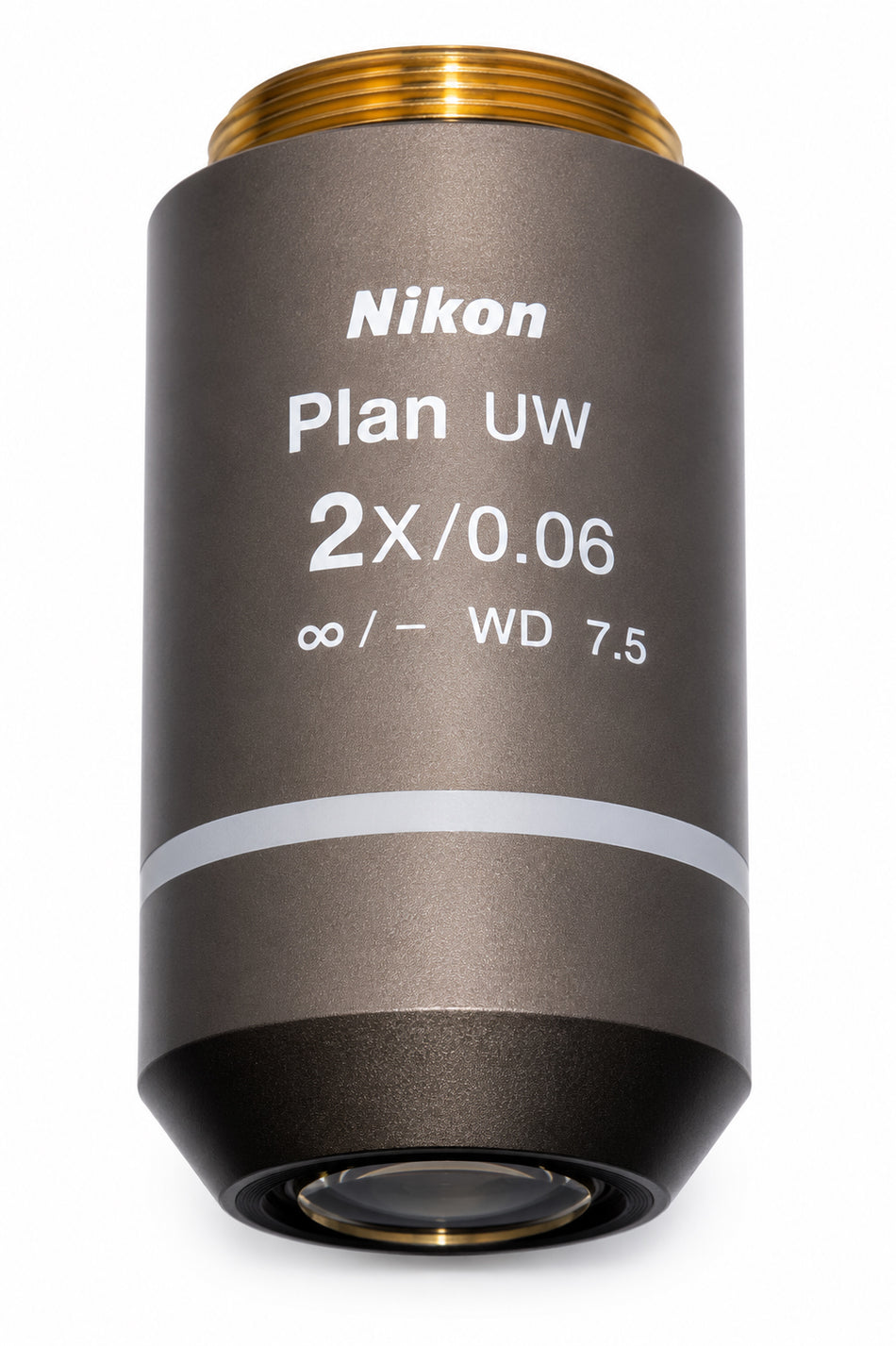 Nikon CFI Plan UW 2x/0.06 Microscope Objective – Wide-Field Flat-Field Lens