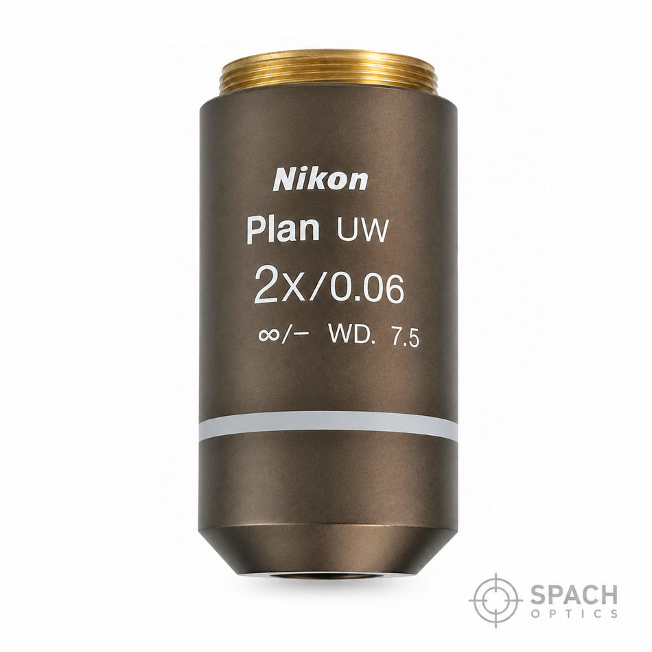 Nikon CFI Plan UW 2x Objective – Wide-Field Flat-Field Lens