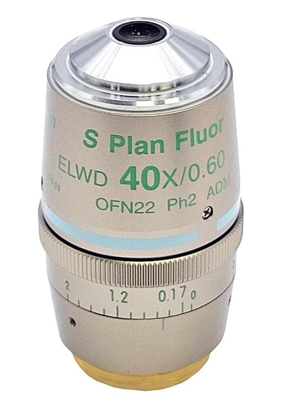 Nikon S Plan Fluor 40X ELWD ADM Phase Contrast Objective
