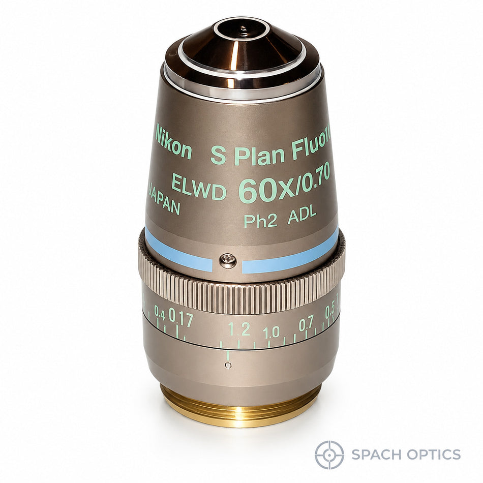 Nikon S Plan Fluor 60X ELWD Phase Contrast Objective