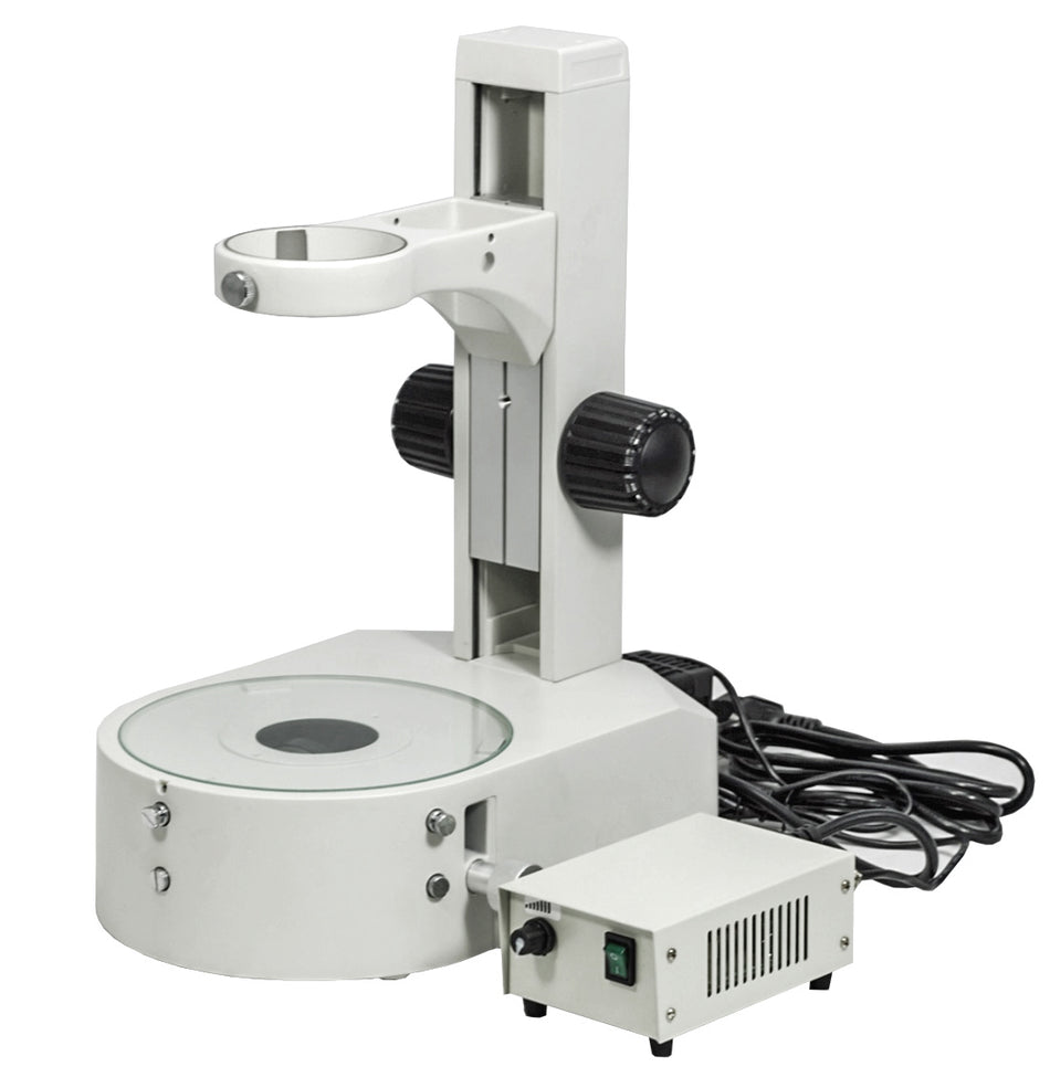 EcoView SZ90 Stereo Microscope 8x - 50x on Transmitted Light Halogen Mirror Base